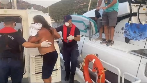 Muğla Açıklarında 1 Şahsın Tıbbi Tahliyesi Gerçekleştirilmiştir